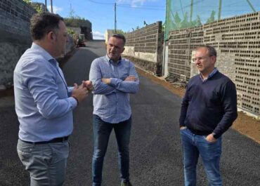EL APURÓN: El Cabildo culmina «una obra clave para la recuperación agraria en Las Hoyas»
