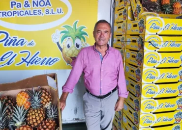 EL DIA: Pablo Carmona, agricultor de El Hierro: «La baja producción de piña nos tiene en alerta»