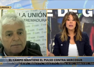 TELECINCO: Luis Cortés, coordinador estatal de Palca – Unión de Uniones, analiza en televisión nacional el acuerdo UE–Mercosur. En su entrevista en La Mirada Crítica (Telecinco), advierte de las consecuencias que este tratado puede tener para la agricultura y la ganadería españolas.