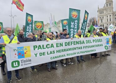 INTERVENCIÓN DE SERGIO RODRÍGUEZ, SECRETARIO INSULAR DE PALCA  TENERIFE EN LA MANIFESTACIÓN TRACTORADA DE MADRID EL 12/02/2026